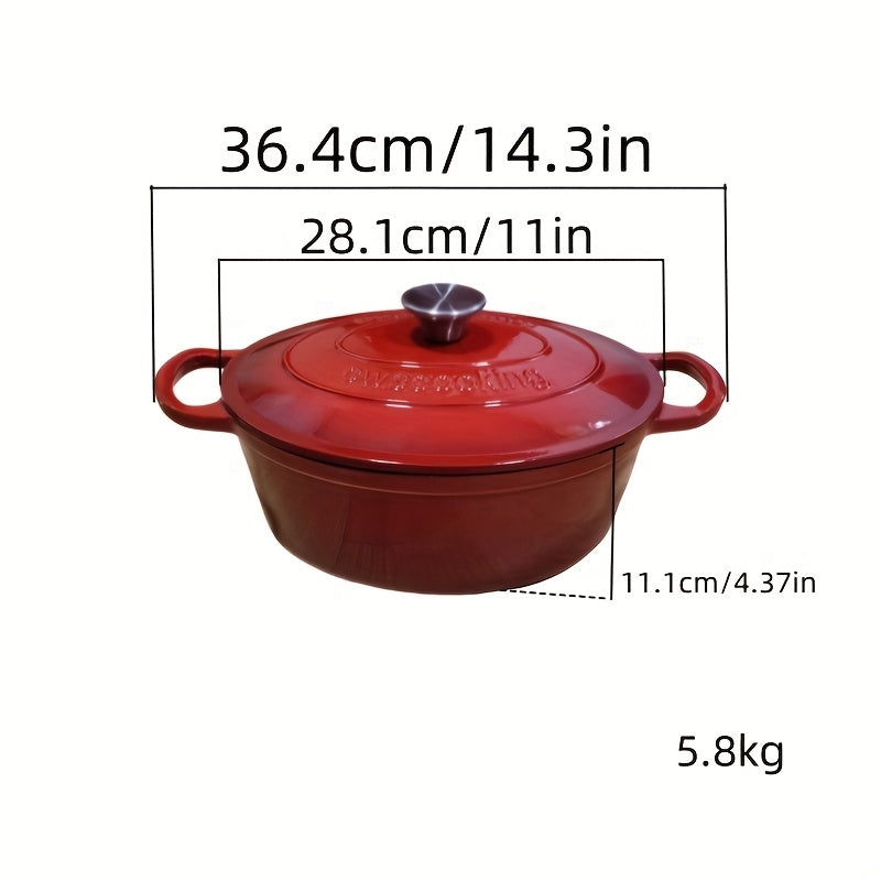 Gietijzeren Ovale Braadpan Set van 2  Inductiegeschikt