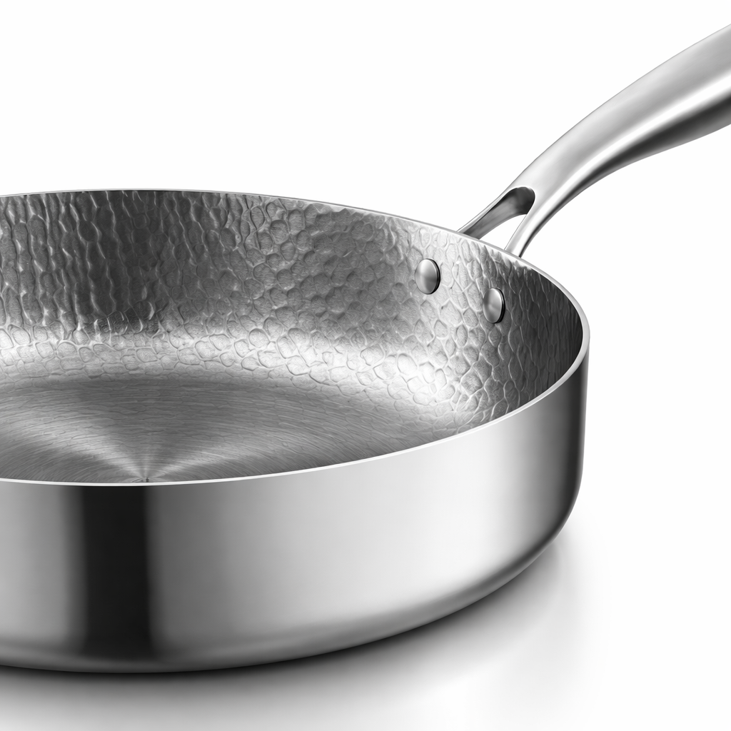 Koekenpan Roestvrij Staal 28 cm | Kitchen4You