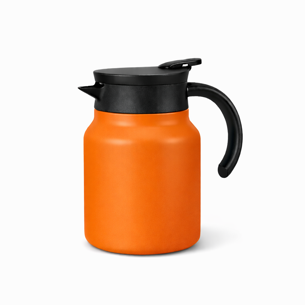 Kitchen4you | Theepot met Filter RVS Zwart 6u Warmtebehoud