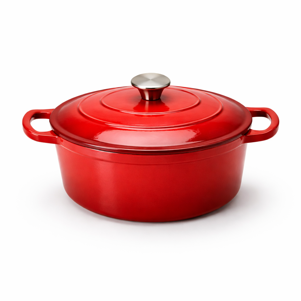 Gietijzeren Ovale Braadpan Set van 2  Inductiegeschikt