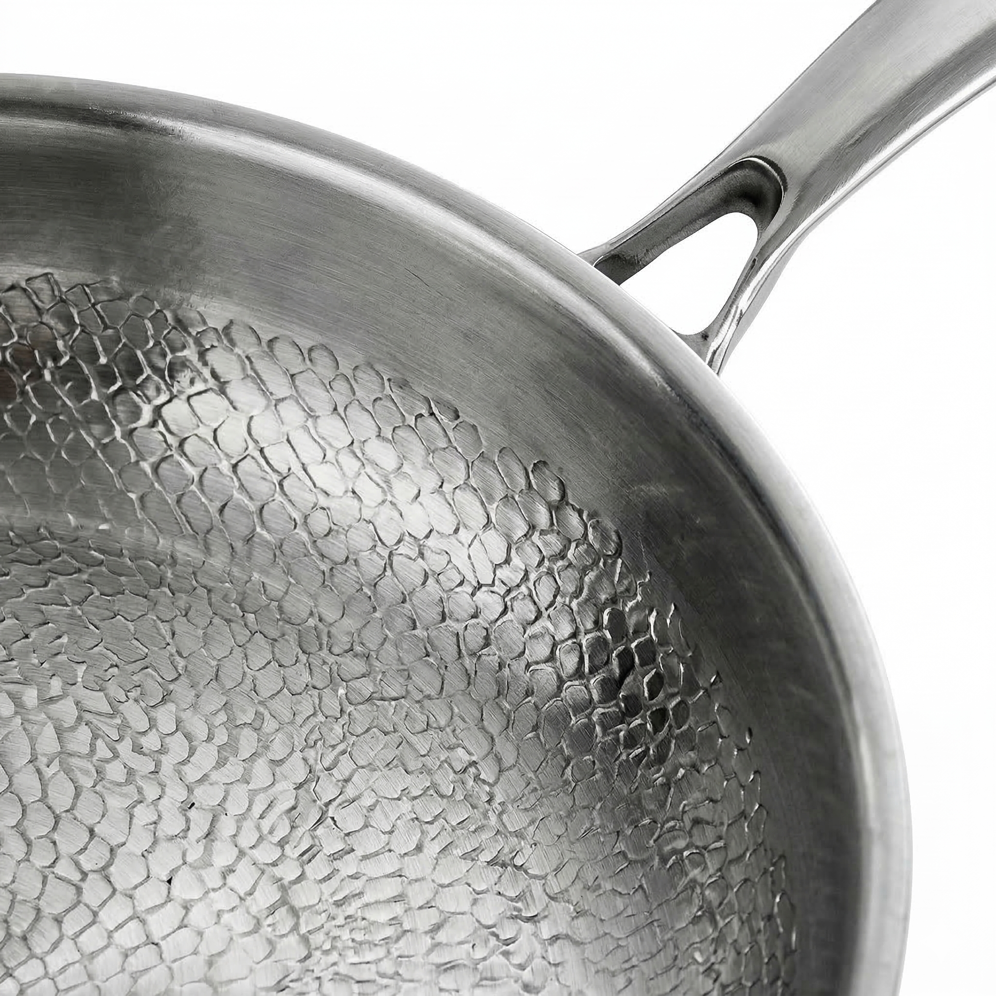 Titanium Koekenpan Gehamerd Inductie Vaatwasserbestendig